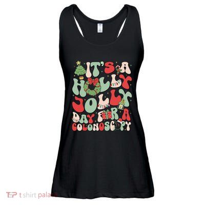 ItS A Holly Xmas Day For A Colonoscopy Christmas Ladies Essential Flowy Tank