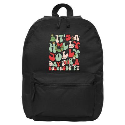 ItS A Holly Xmas Day For A Colonoscopy Christmas 16 in Basic Backpack