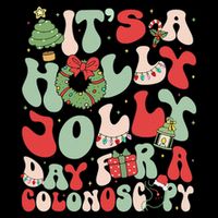 ItS A Holly Xmas Day For A Colonoscopy Christmas 16 in Basic Backpack