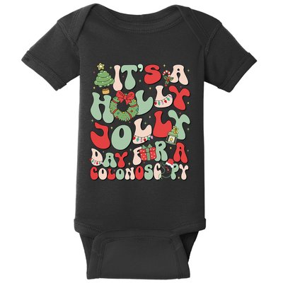 ItS A Holly Xmas Day For A Colonoscopy Christmas Baby Bodysuit