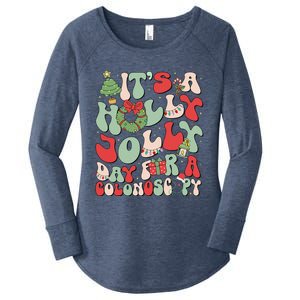 ItS A Holly Xmas Day For A Colonoscopy Christmas Women's Perfect Tri Tunic Long Sleeve Shirt