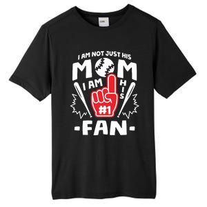 I Am His Number 1 Fan Funny Baseball Mom Gift Great Gift Tall Fusion ChromaSoft Performance T-Shirt