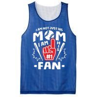 I Am His Number 1 Fan Funny Baseball Mom Gift Great Gift Mesh Reversible Basketball Jersey Tank