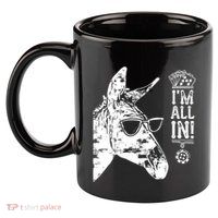 I'm All In Funny Poker Donkey 11oz C Handle Ceramic Mug