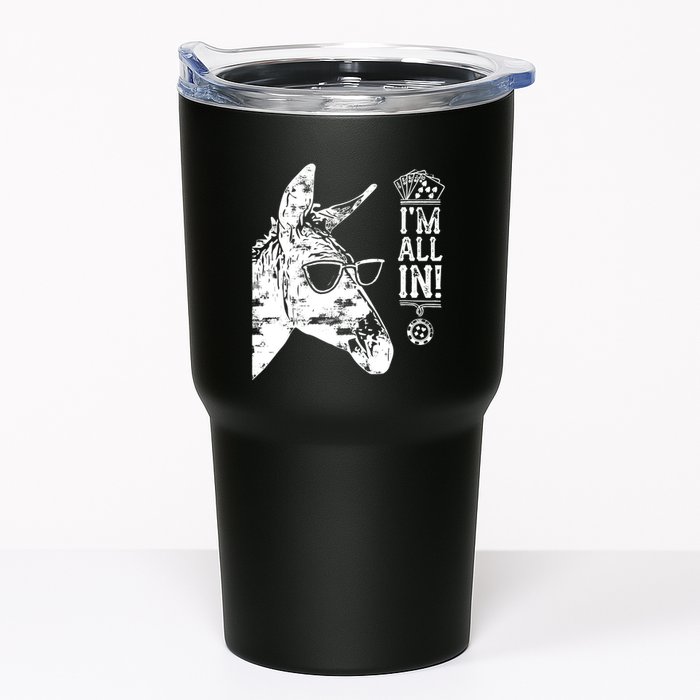 I'm All In Funny Poker Donkey Tumbler