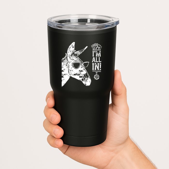 I'm All In Funny Poker Donkey Tumbler