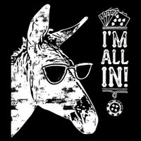 I'm All In Funny Poker Donkey Wool Snapback Cap