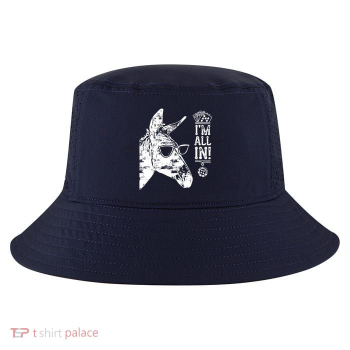 I'm All In Funny Poker Donkey Cool Comfort Performance Bucket Hat