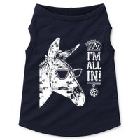 I'm All In Funny Poker Donkey Doggie Tank