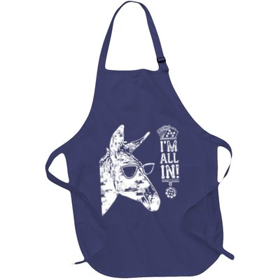 I'm All In Funny Poker Donkey Apron