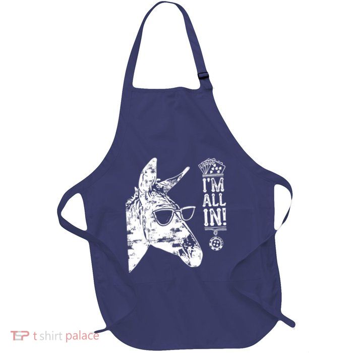 I'm All In Funny Poker Donkey Apron