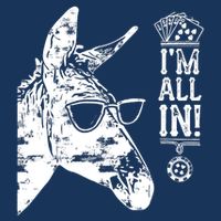 I'm All In Funny Poker Donkey Sustainable Bucket Hat
