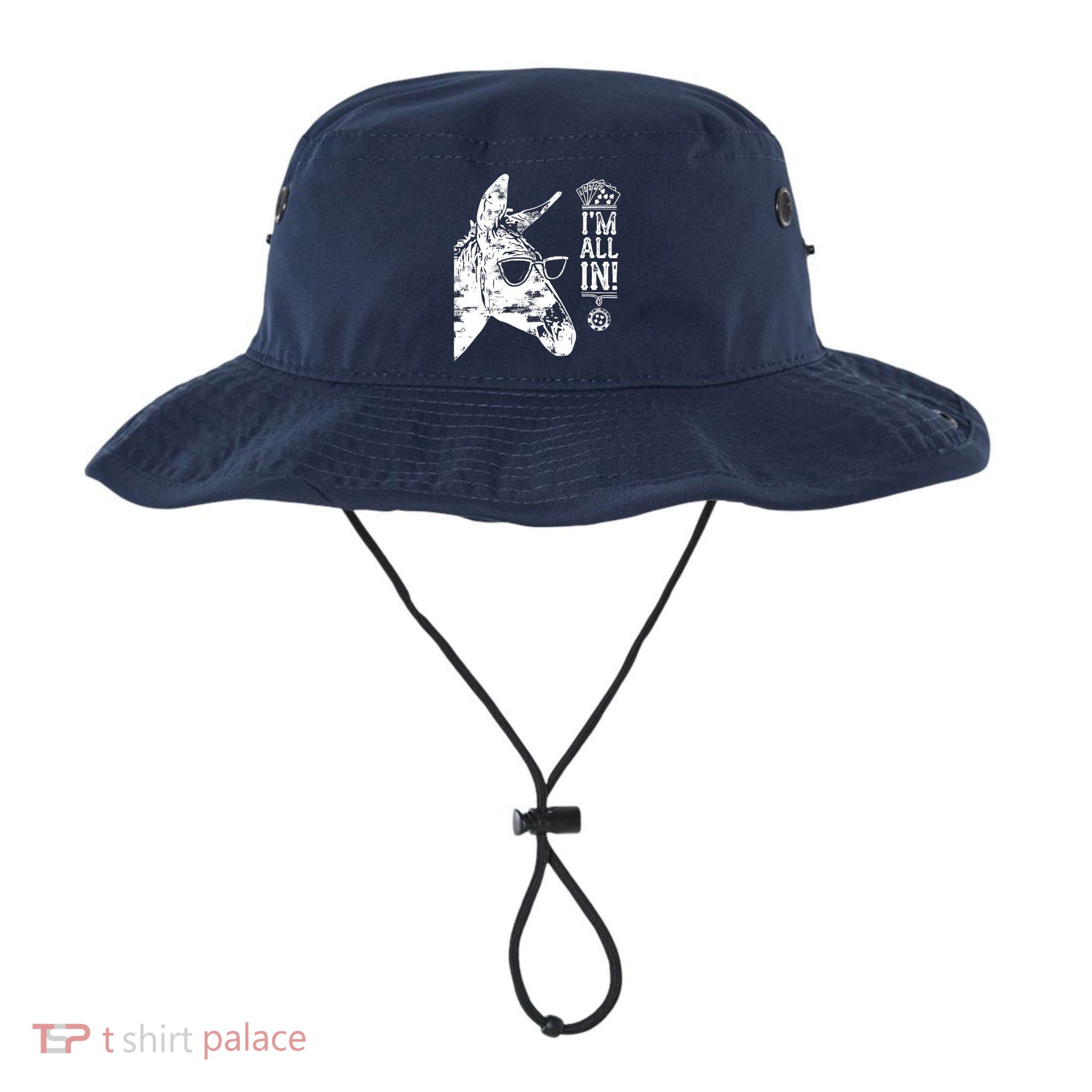 I'm All In Funny Poker Donkey Bucket Hat