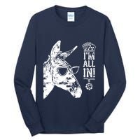 I'm All In Funny Poker Donkey Tall Long Sleeve T-Shirt