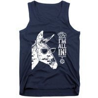 I'm All In Funny Poker Donkey Tank Top