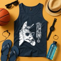 I'm All In Funny Poker Donkey Tank Top