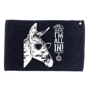 I'm All In Funny Poker Donkey Grommeted Golf Towel