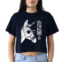 I'm All In Funny Poker Donkey Crop Top