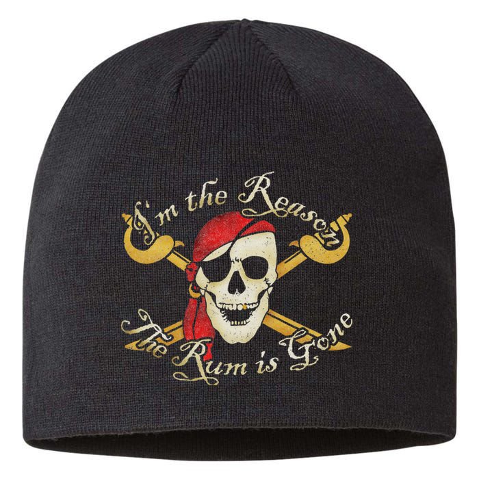 I Am IM The Reason The Rum Is Gone Pirate Sustainable Beanie