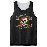 I Am IM The Reason The Rum Is Gone Pirate Mesh Reversible Basketball Jersey Tank