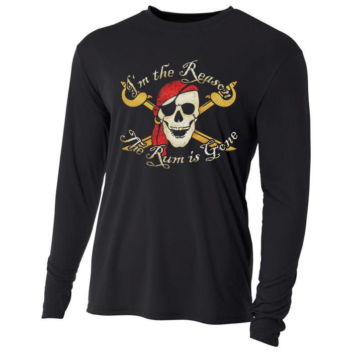 I Am IM The Reason The Rum Is Gone Pirate Cooling Performance Long Sleeve Crew