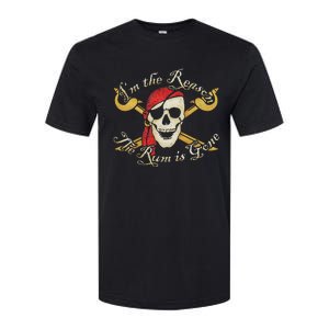 I Am IM The Reason The Rum Is Gone Pirate Softstyle CVC T-Shirt