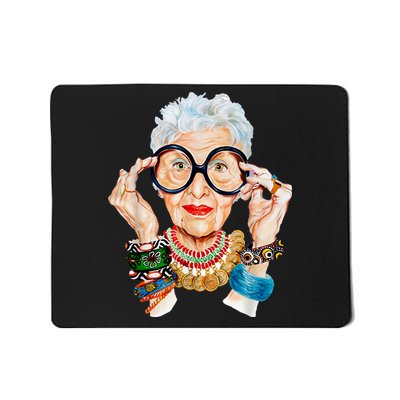 Iris Apfel Mousepad
