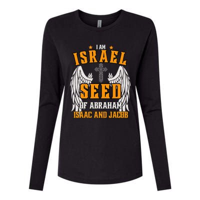 I am Israel Seed Of Abraham Isaac and Jacob Womens Cotton Relaxed Long Sleeve T-Shirt