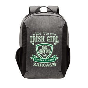 I'm an Irish Girl, Perfect Funny St Patrick's Day Girl Vector Backpack