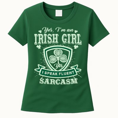 I'm an Irish Girl, Perfect Funny St Patrick's Day Girl Womens T-Shirt