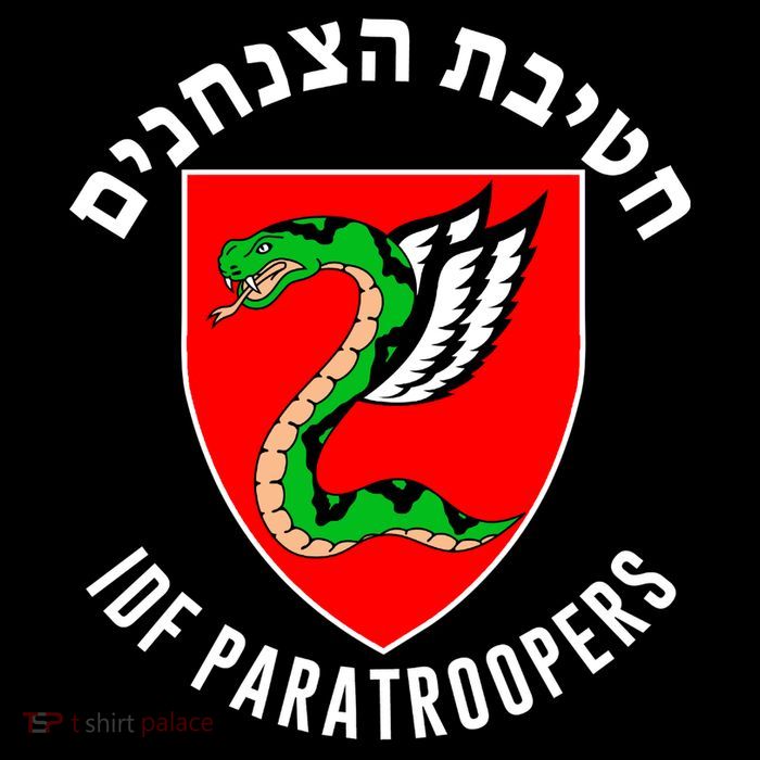 Israel Army Idf 35th Paratroopers Brigade Back & Front Tall T-Shirt