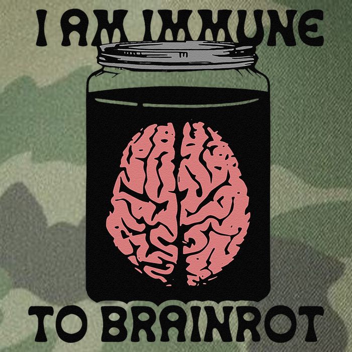 I Am Immune To Brainrot Legacy Tie Dye Trucker Hat