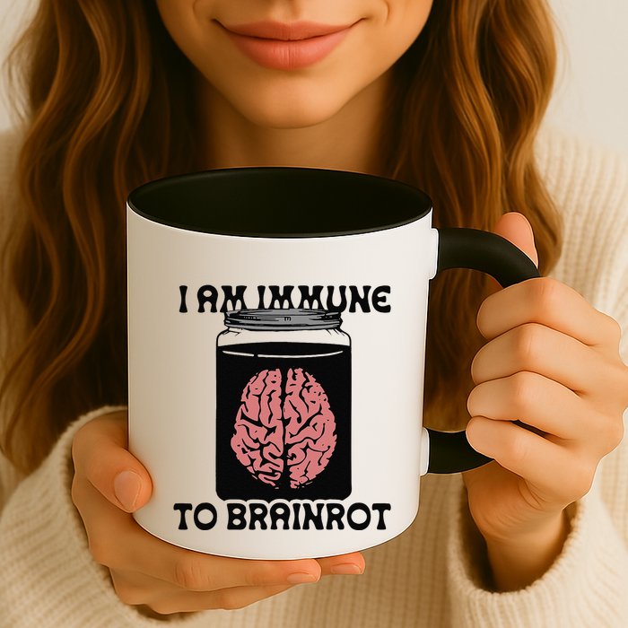 I Am Immune To Brainrot Mug