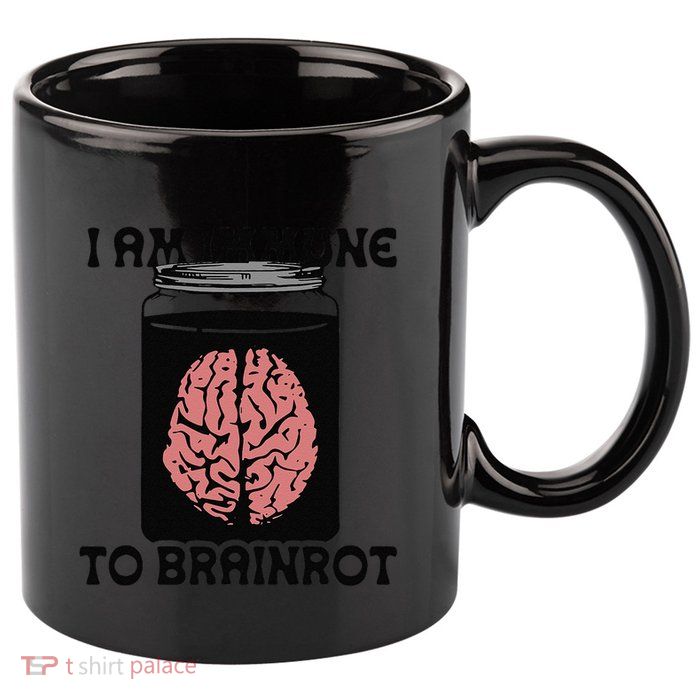 I Am Immune To Brainrot 11oz C Handle Ceramic Mug