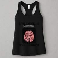 I Am Immune To Brainrot Womens Tank Top