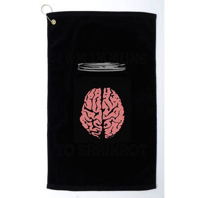 I Am Immune To Brainrot Golf Towel