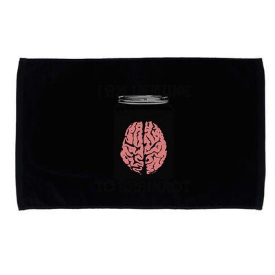 I Am Immune To Brainrot Microfiber Hand Towel