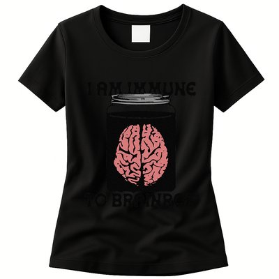 I Am Immune To Brainrot Womens T-Shirt