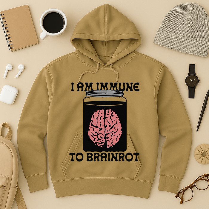 I Am Immune To Brainrot Hoodie