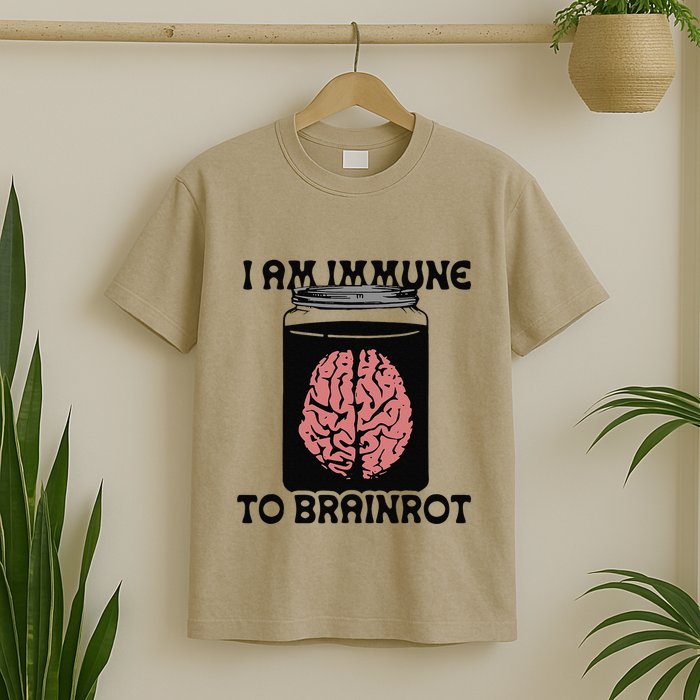 I Am Immune To Brainrot T-Shirt