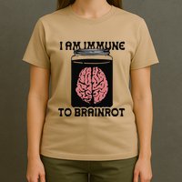 I Am Immune To Brainrot T-Shirt