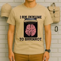 I Am Immune To Brainrot T-Shirt