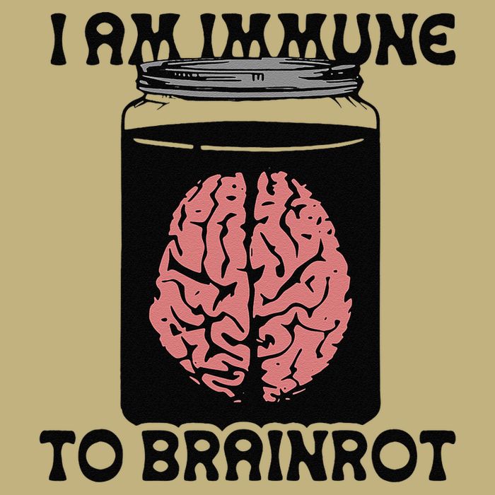 I Am Immune To Brainrot Sustainable Beanie
