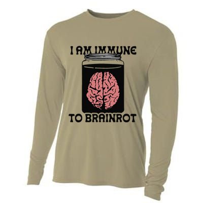 I Am Immune To Brainrot Cooling Performance Long Sleeve Crew