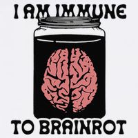 I Am Immune To Brainrot Garment-Dyed Sweatshirt