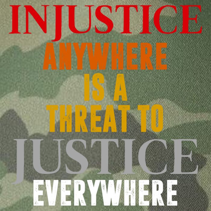 Injustice Anywhere Is A Threat To Justice Everywhere Legacy Tie Dye Trucker Hat