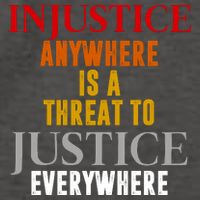 Injustice Anywhere Is A Threat To Justice Everywhere Vector Backpack