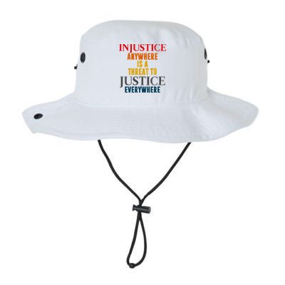Injustice Anywhere Is A Threat To Justice Everywhere Bucket Hat