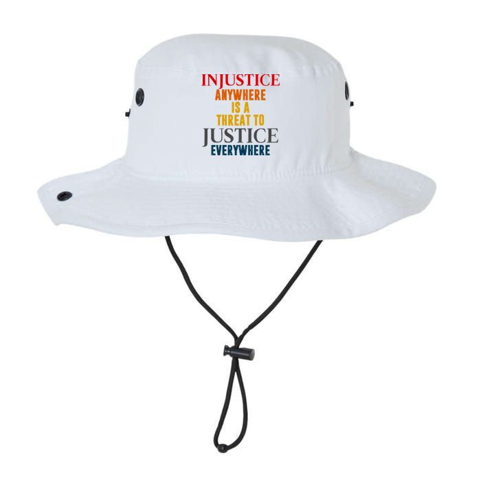 Injustice Anywhere Is A Threat To Justice Everywhere Bucket Hat
