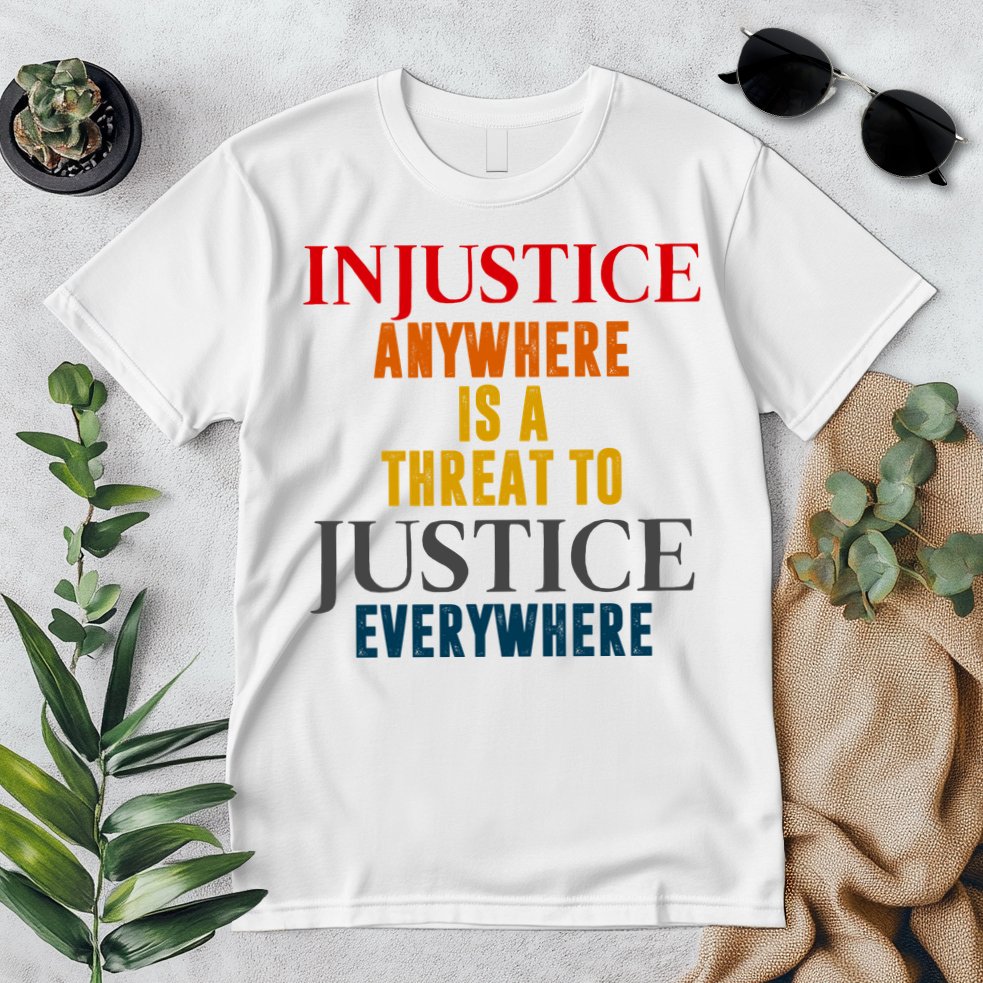 Injustice Anywhere Is A Threat To Justice Everywhere Premium T-Shirt